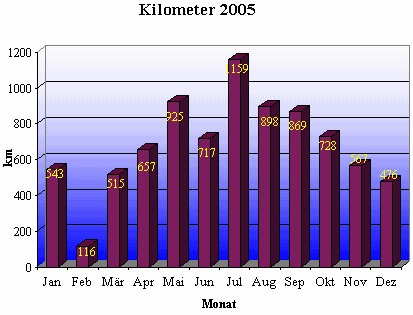 km im Jahr 2005